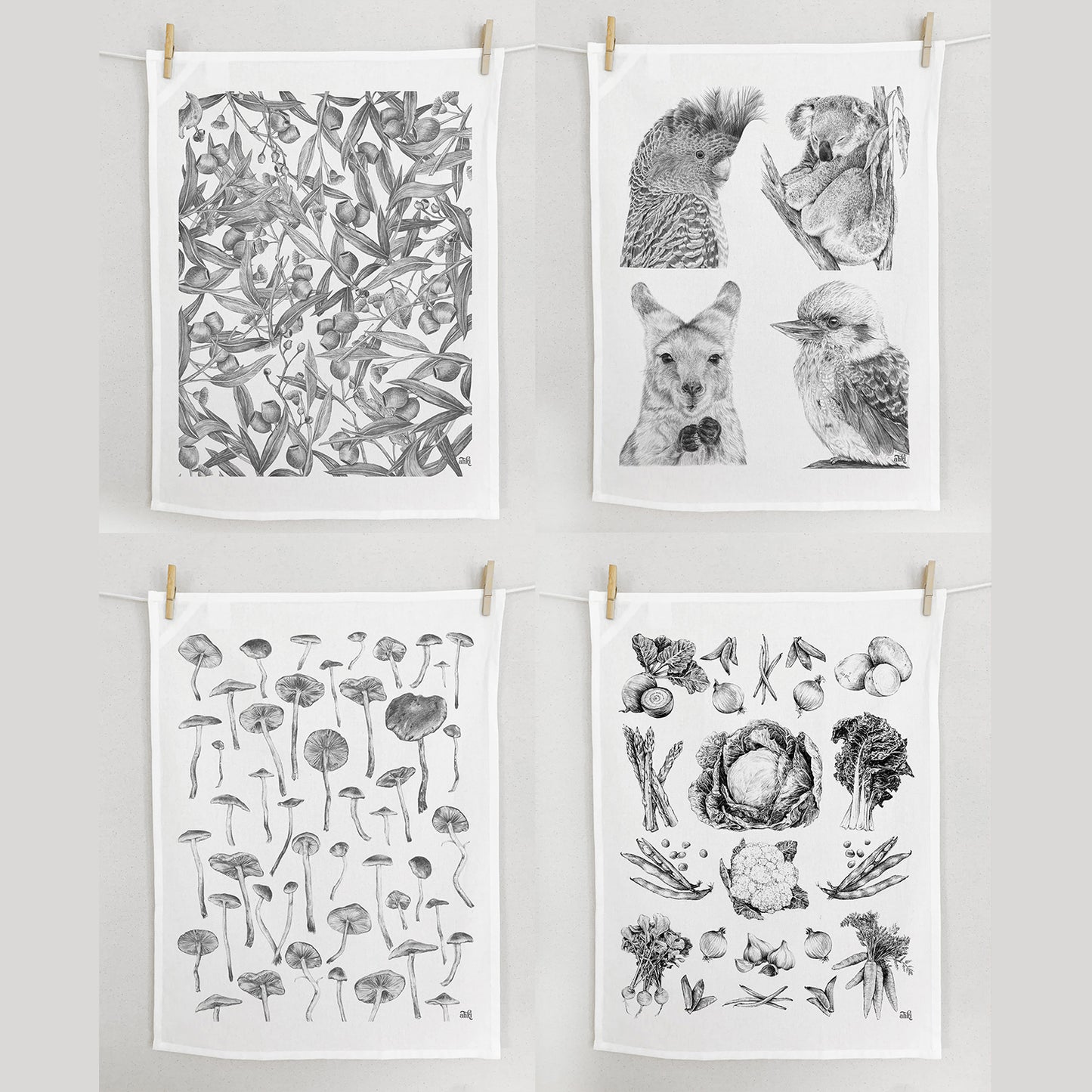 Tea-Towels (all designs) - $35