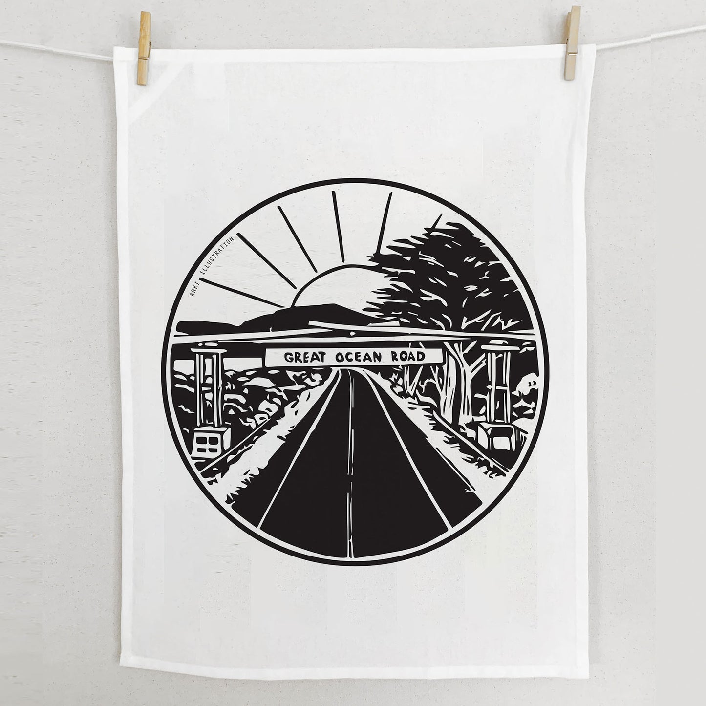 Great Ocean Road Tea Towel
