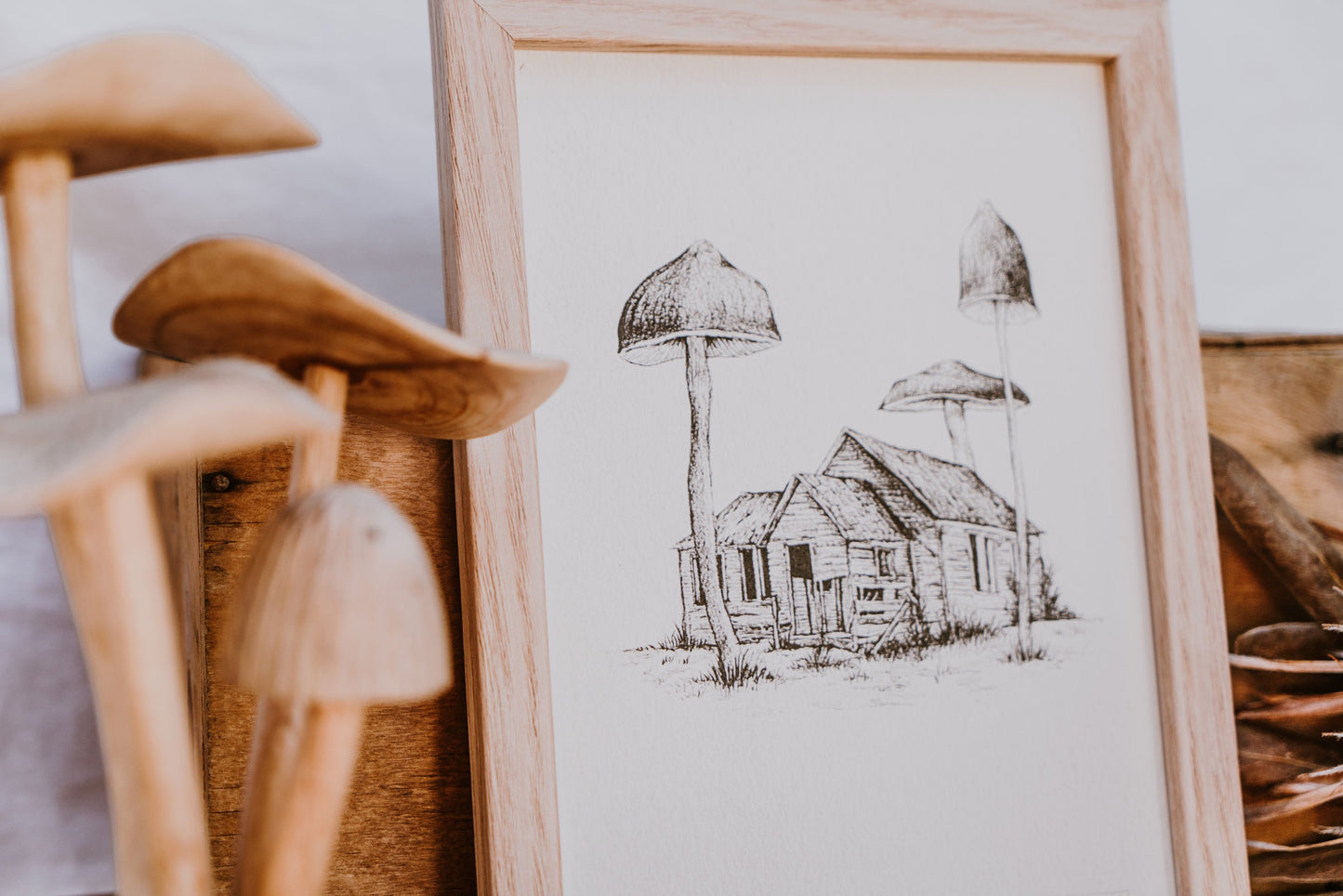 Mushroom Home - Fine Art Print