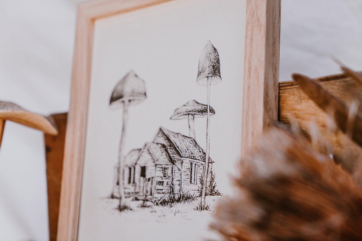 Mushroom Home - Fine Art Print