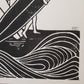Small Waves - Lino Block Print - A4 Size