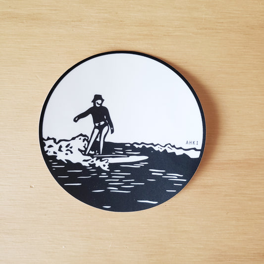 Surf Girl Sticker 2