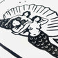 Mermaid Cove | Lino Print | Coastal Art
