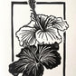 Coastal Bloom - Lino Block Print - A5 Size