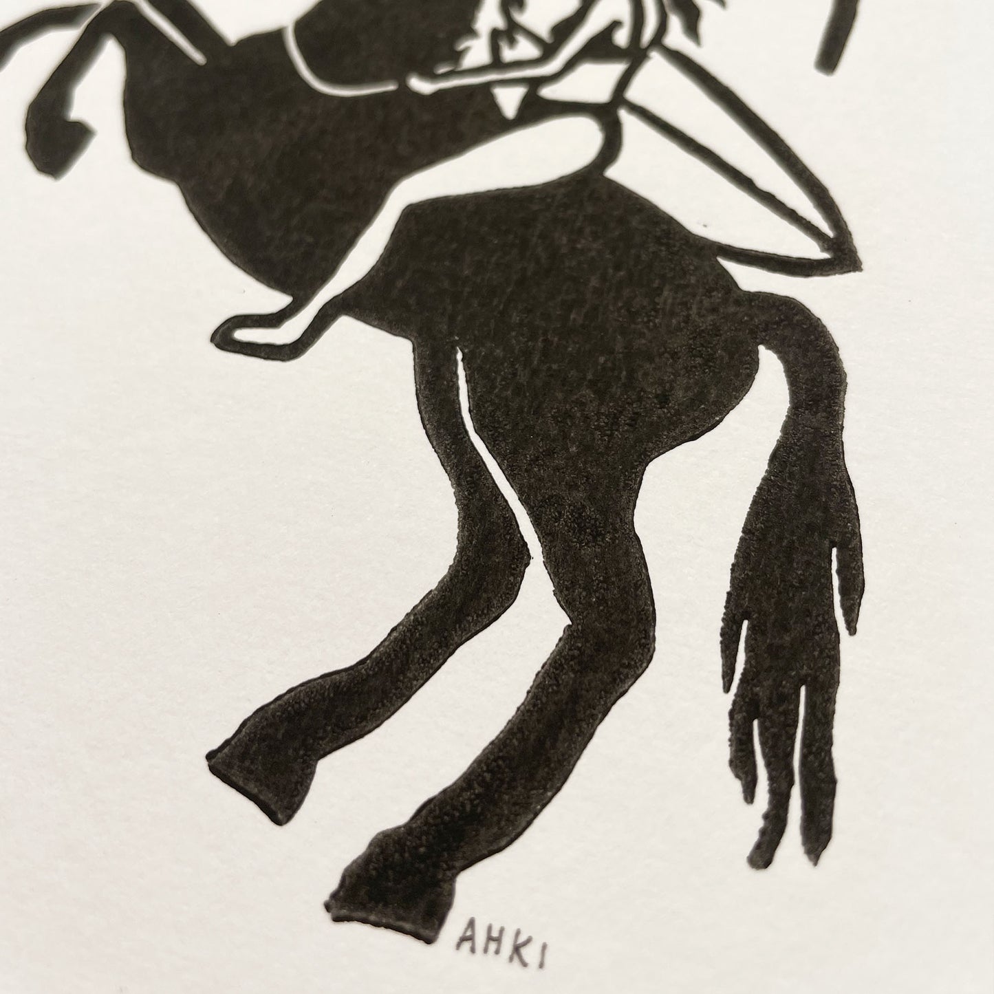 Surf Rodeo - Lino Print