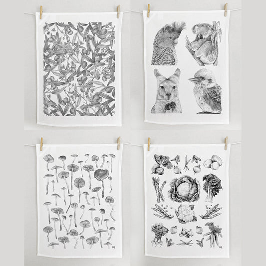 Tea-Towels (all designs) - $35