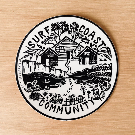 Surf Coast Community Sticker