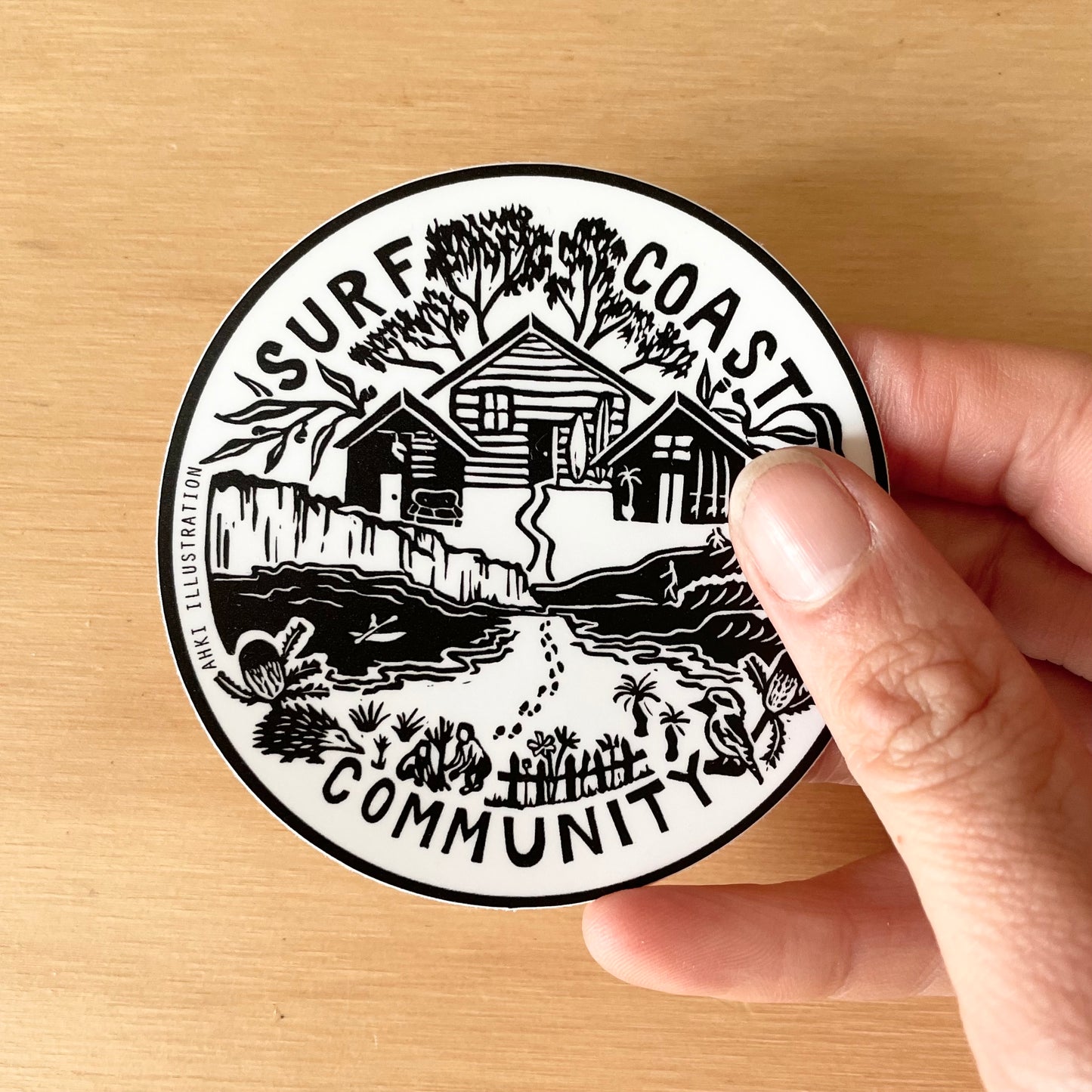 Surf Coast Community Sticker