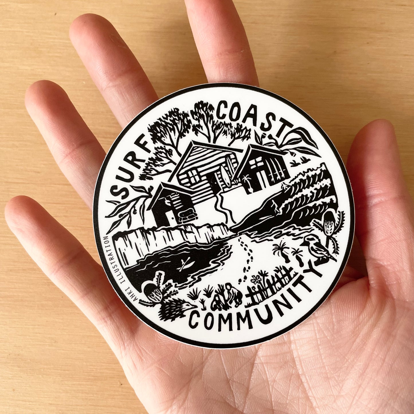 Surf Coast Community Sticker