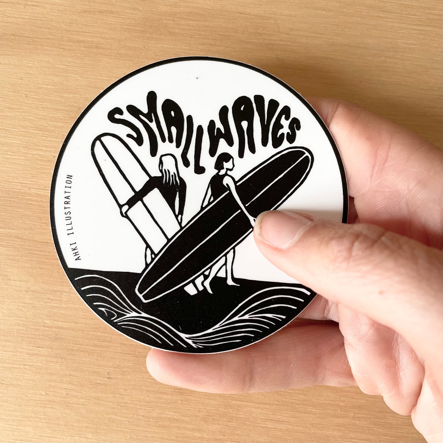 Surf Sticker 7 - Small Waves