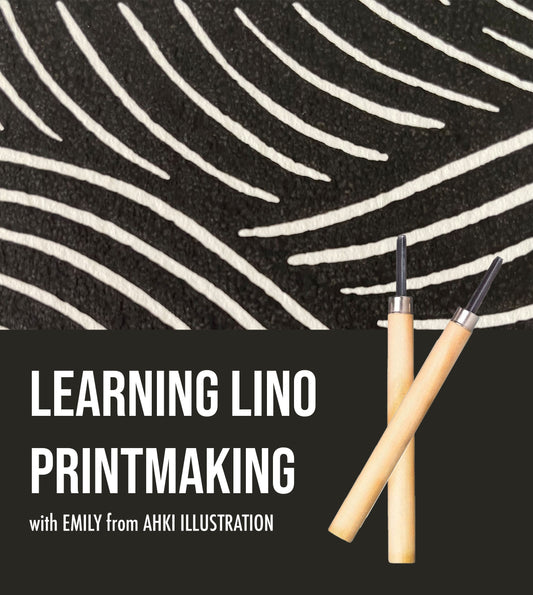 Learning Lino Printmaking Workshop - FEB 9th 2025