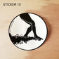Surf Sticker 13 - Hang 5