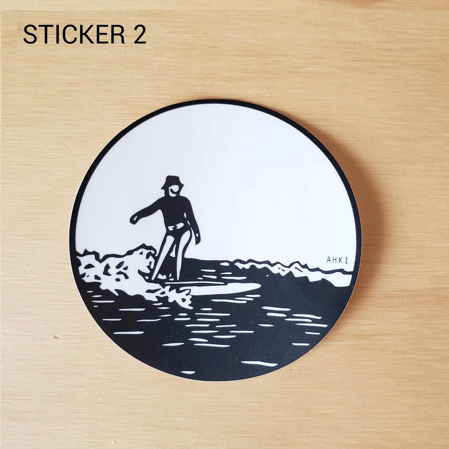 Surf Girl Sticker 2
