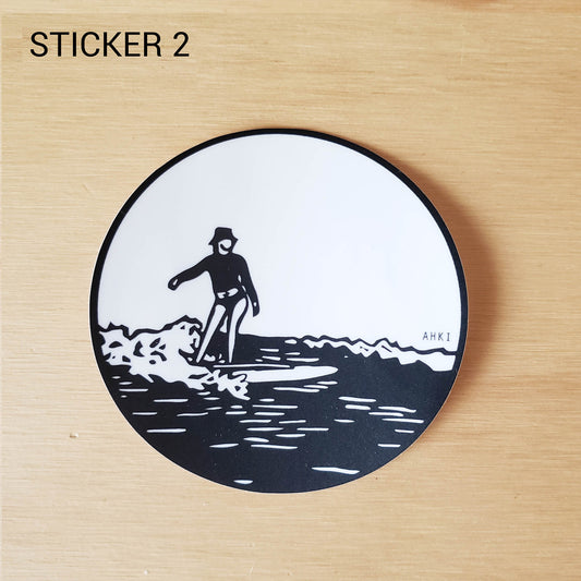 Surf Girl Sticker 2