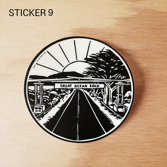 Sticker 9 - Great Ocean Road