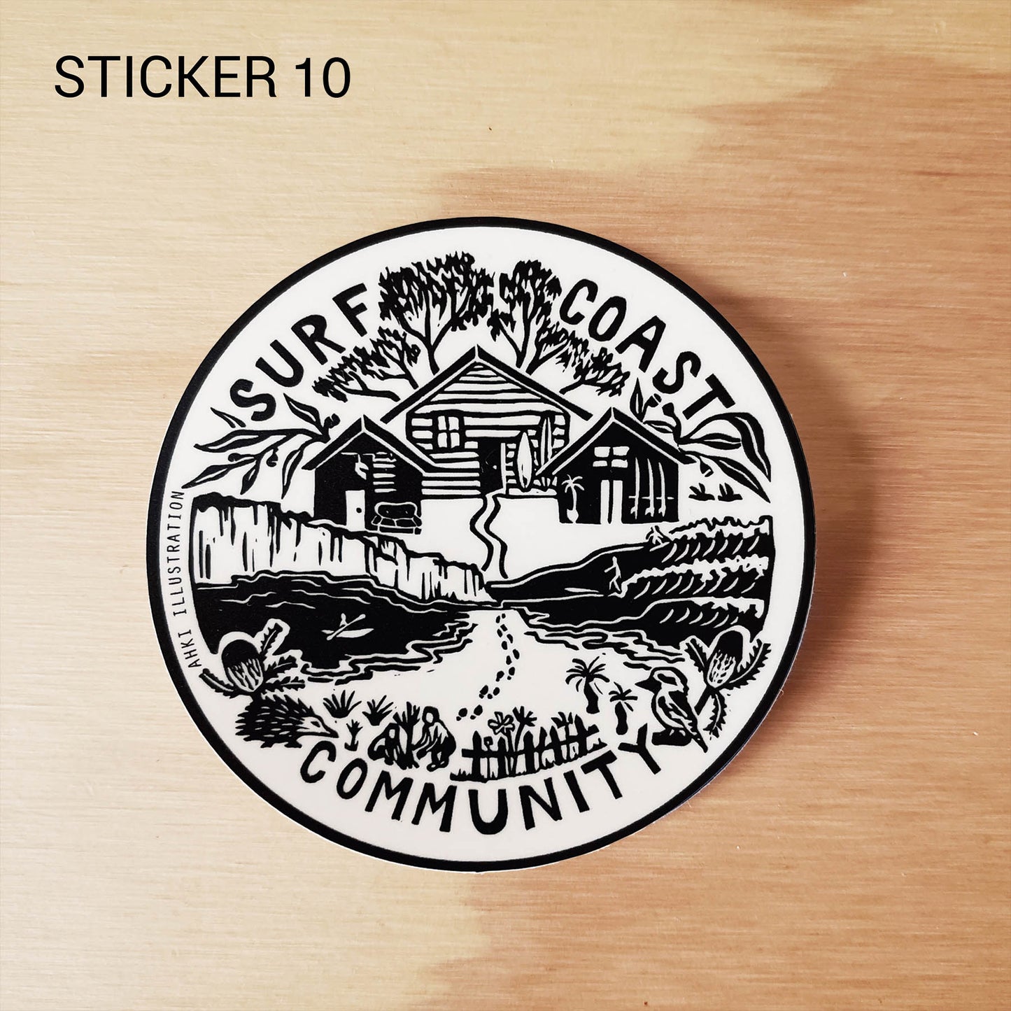 Sticker 10 - Surf Coast Community