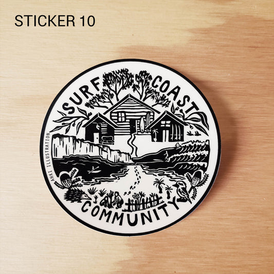 Sticker 10 - Surf Coast Community