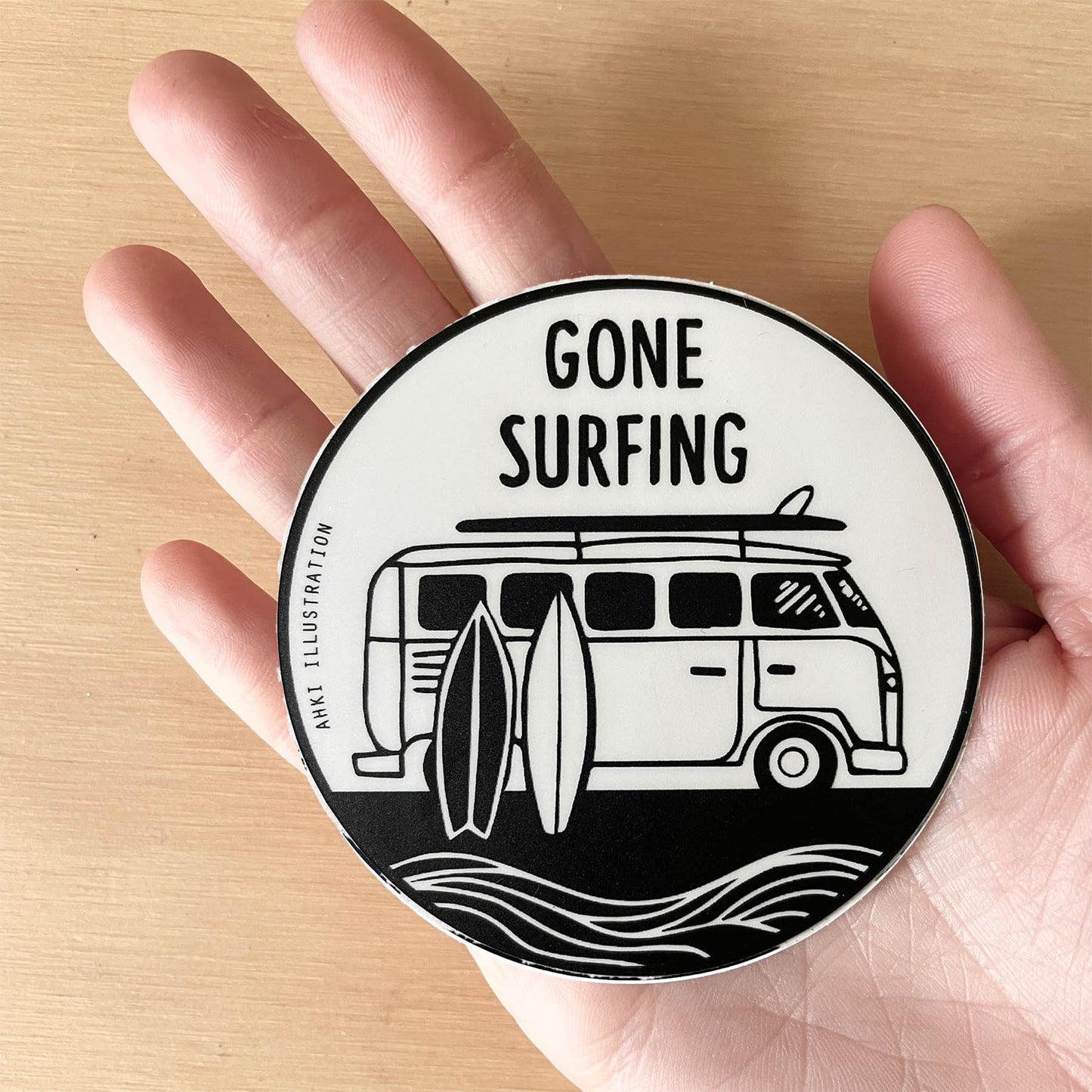 Surf Sticker 11 - Gone Surfing