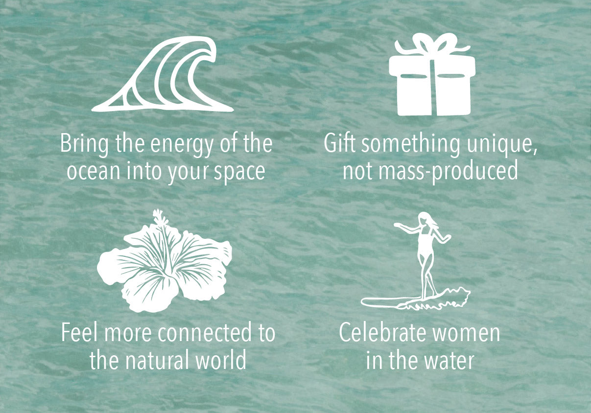 Surfer Girl III - Step - Lino Print