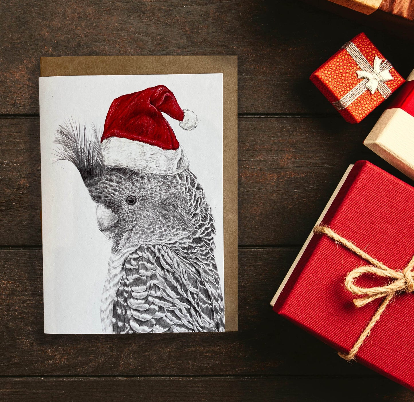 Australian Animal Christmas Card Set of 7 cards