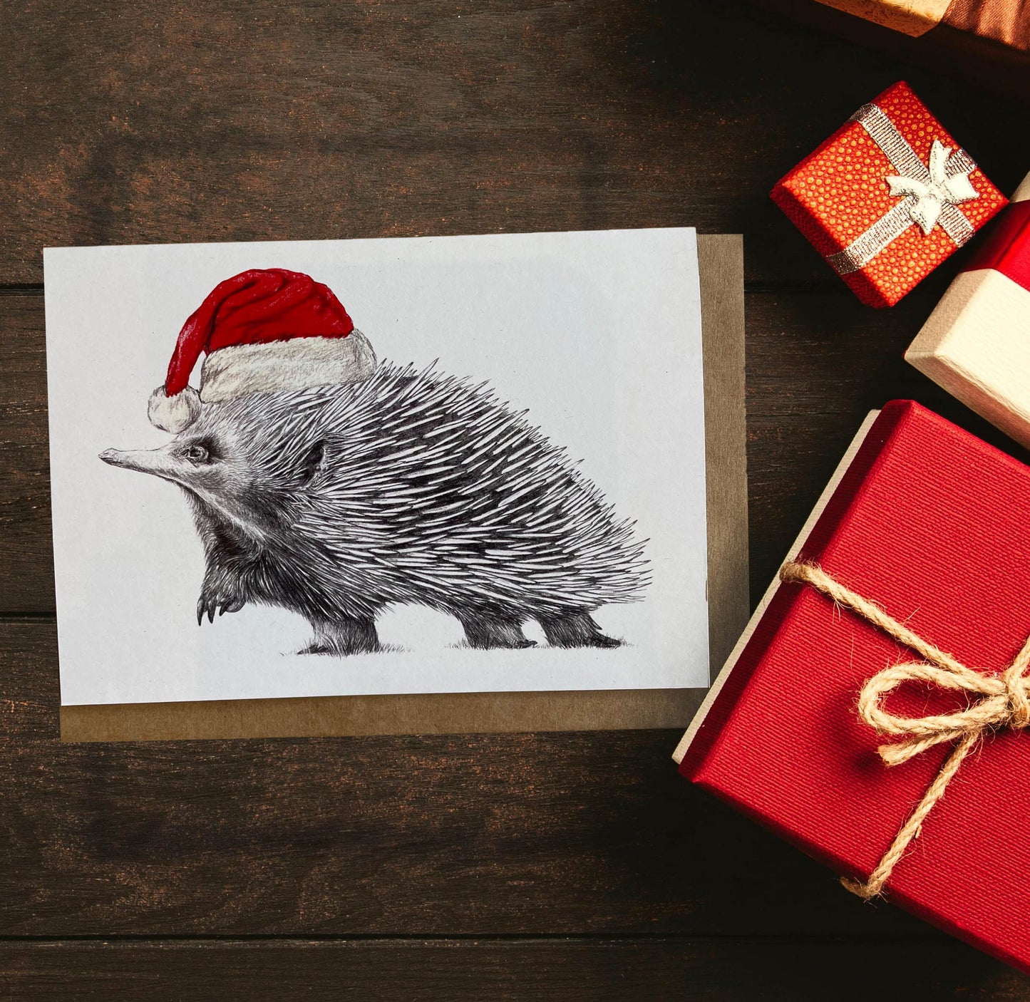 Australian Animal Christmas Card Set of 7 cards