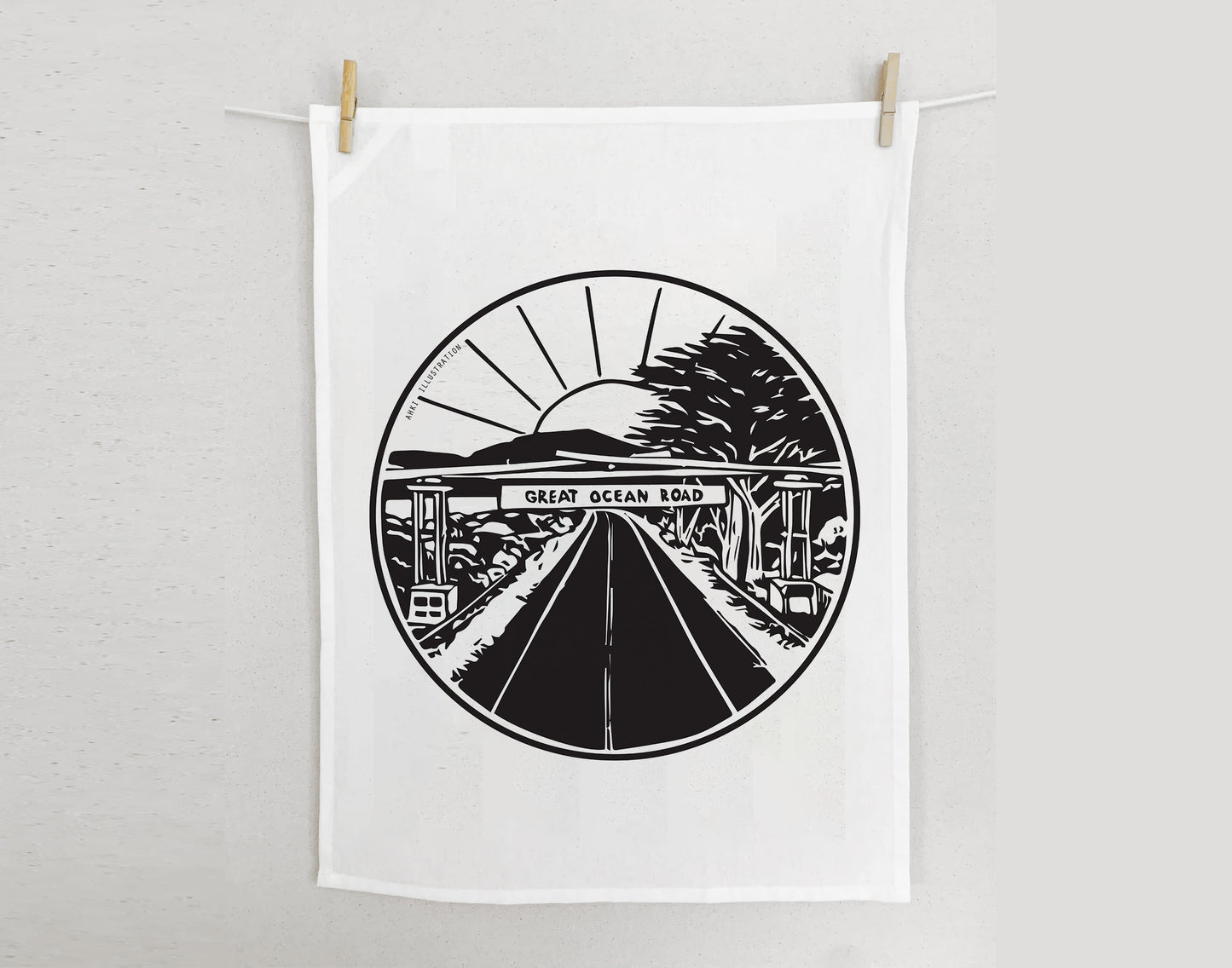 Great Ocean Road Tea Towel