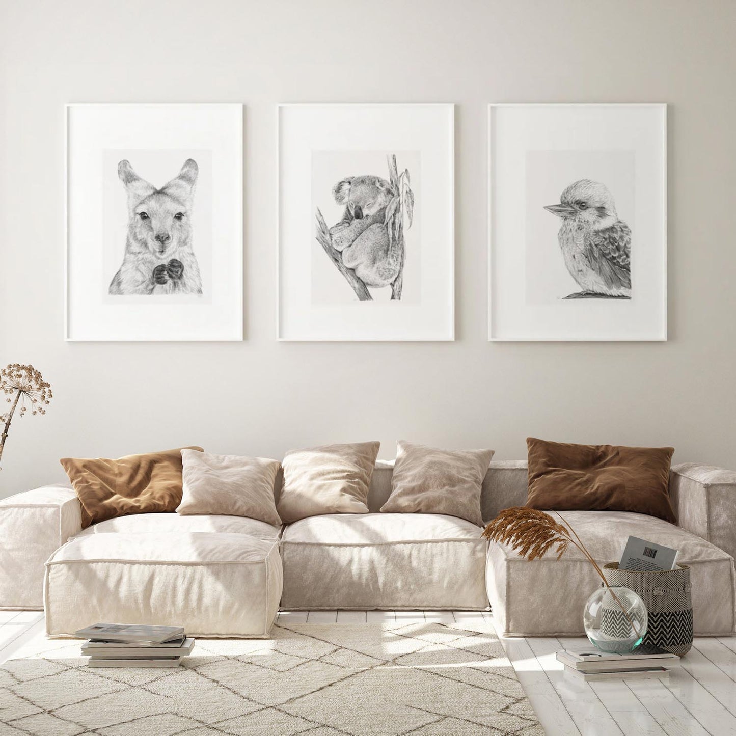 Australian Wildlife Trio – A3 Print Bundle - SAVE 30% SALE PRICE $126
