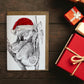 Australian Animal Christmas Card Set of 7 cards