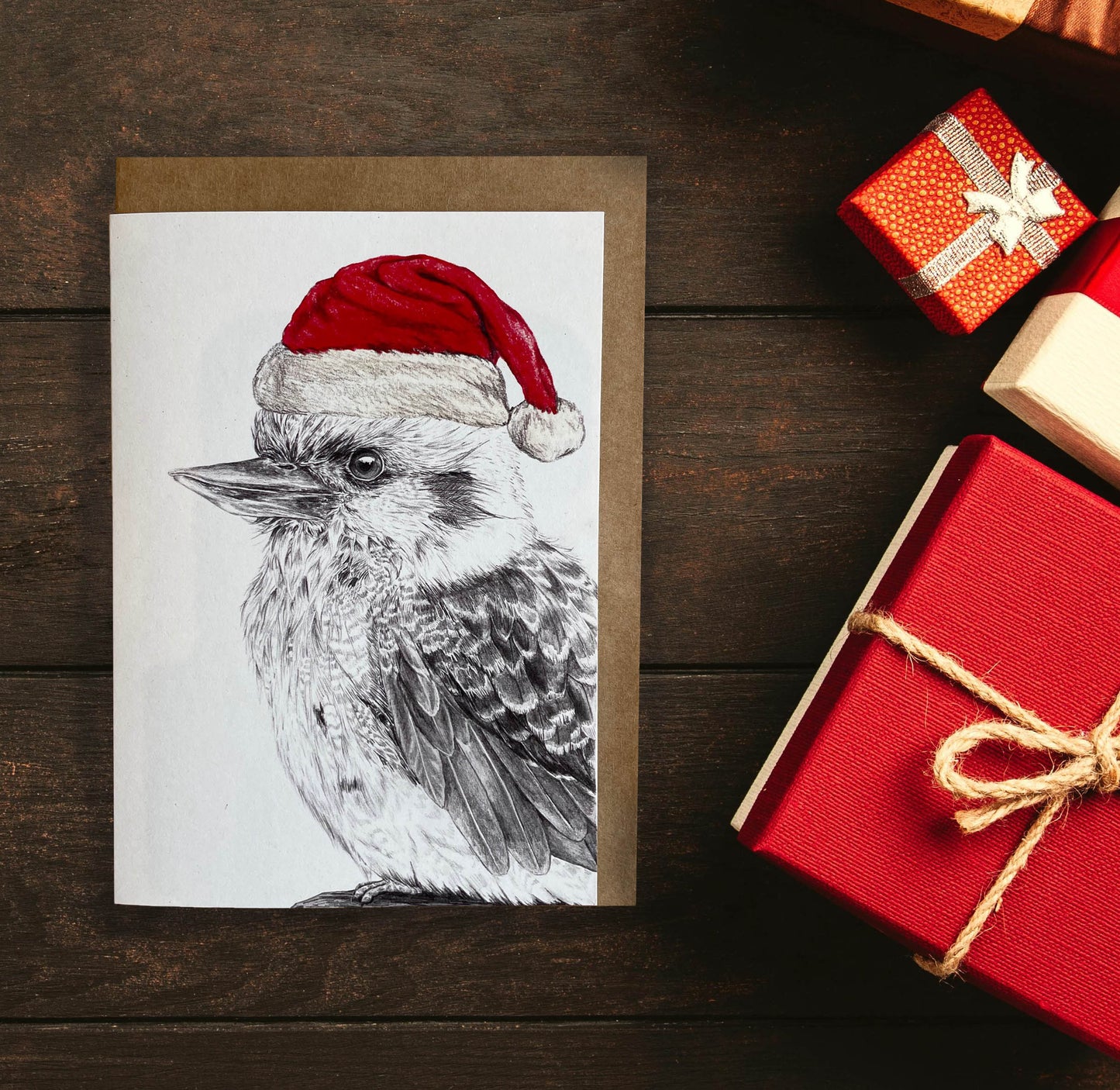 Australian Animal Christmas Card Set of 7 cards