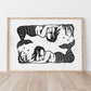 Mermaid Mirror | Lino Print | Coastal Art
