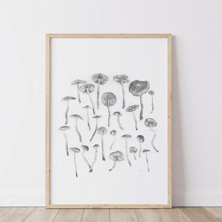 Mushrooms - Fine Art Print