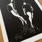 Resurface | Lino Print | Ocean Inspired Art