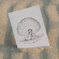 Clam Shell Girl - Fine Art Print