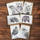 Australian Animals Greeting Card Set of 7