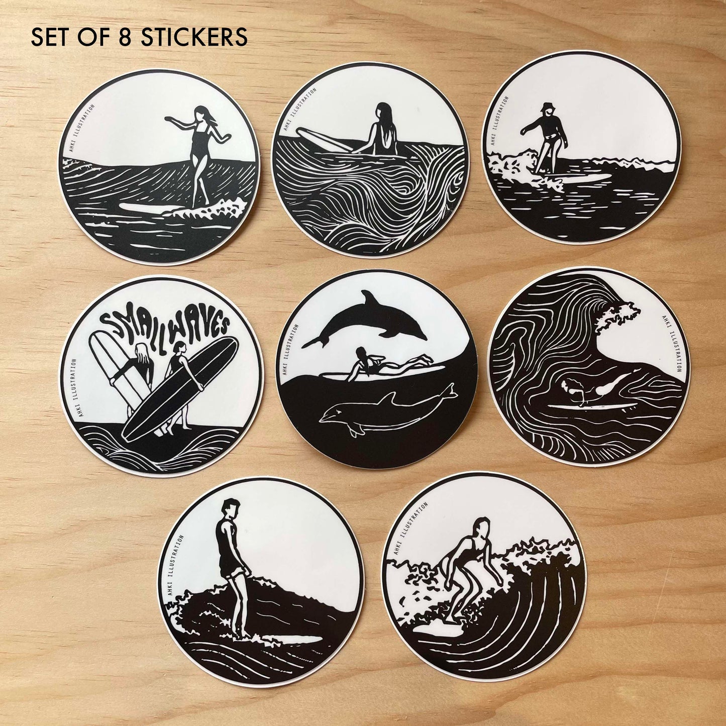 Surf Girl Sticker Sets!