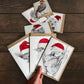 Australian Animal Christmas Card Set of 7 cards