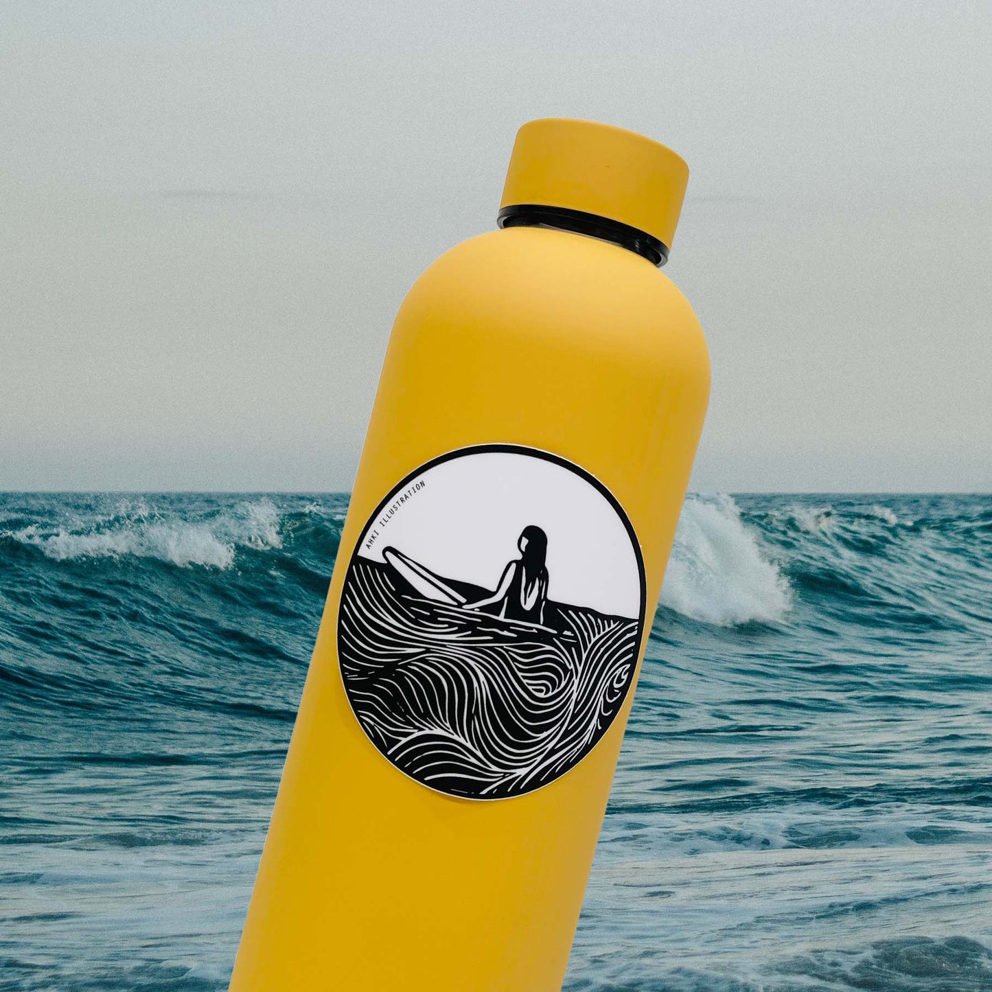 Surf Girl Sticker 1
