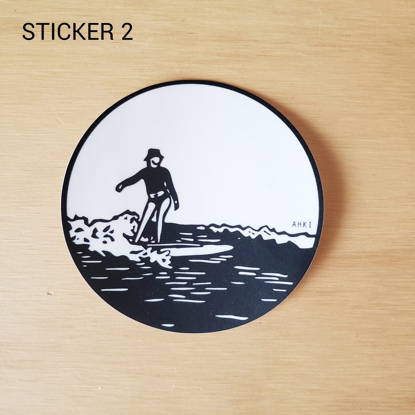 Surf Girl Sticker 2