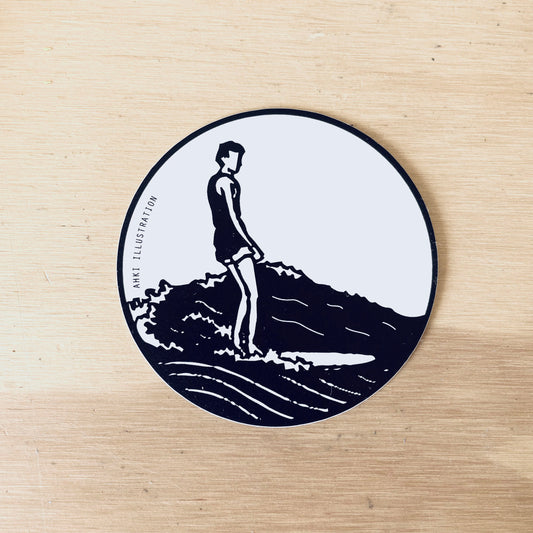 Surf Boy Sticker 1
