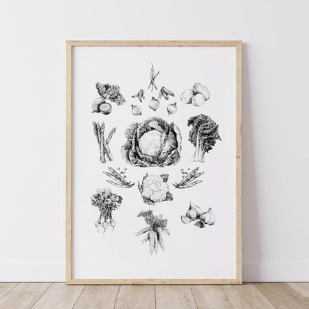 Vegetables - Fine Art Print