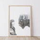 Woman and Bison - Fine Art Print