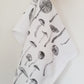 Mushrooms Cotton Tea Towel