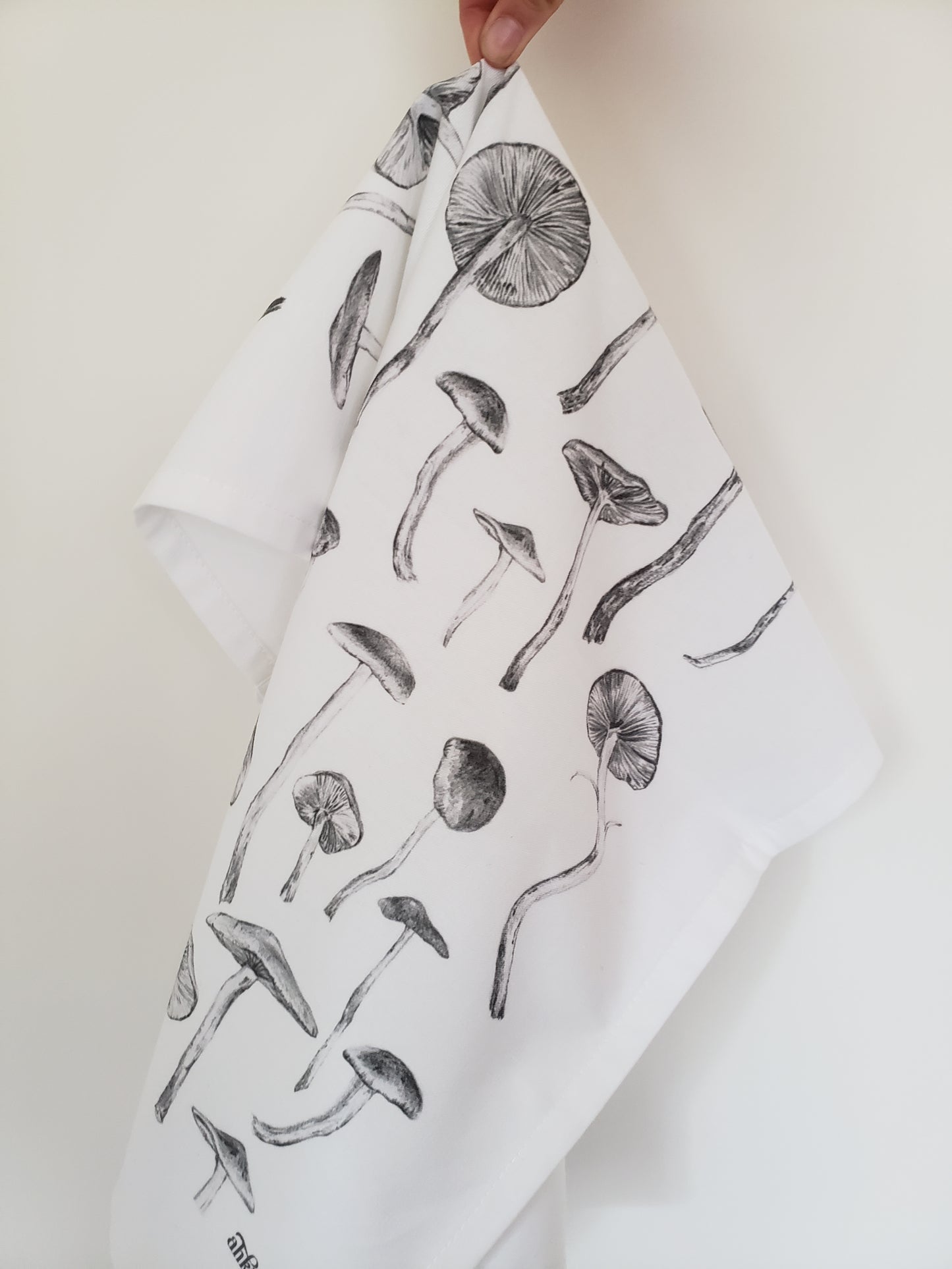 Mushrooms Cotton Tea Towel