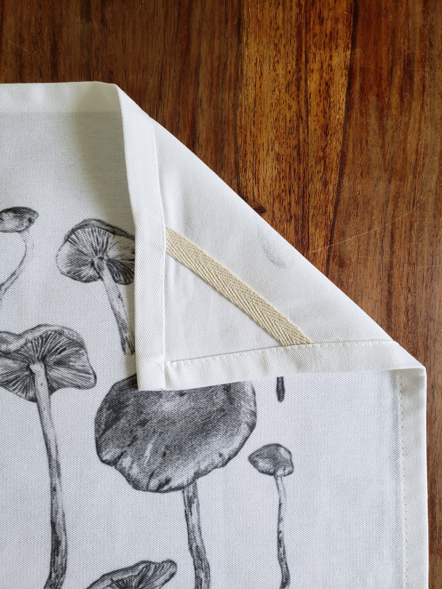 Mushrooms Cotton Tea Towel