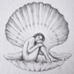 Clam Shell Girl - Fine Art Print