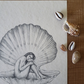 Clam Shell Girl - Fine Art Print