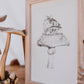 Mushroom Mansion - Fine Art Print