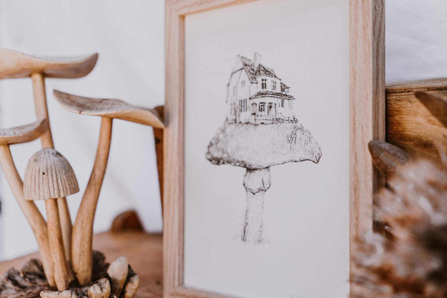 Mushroom Mansion - Fine Art Print