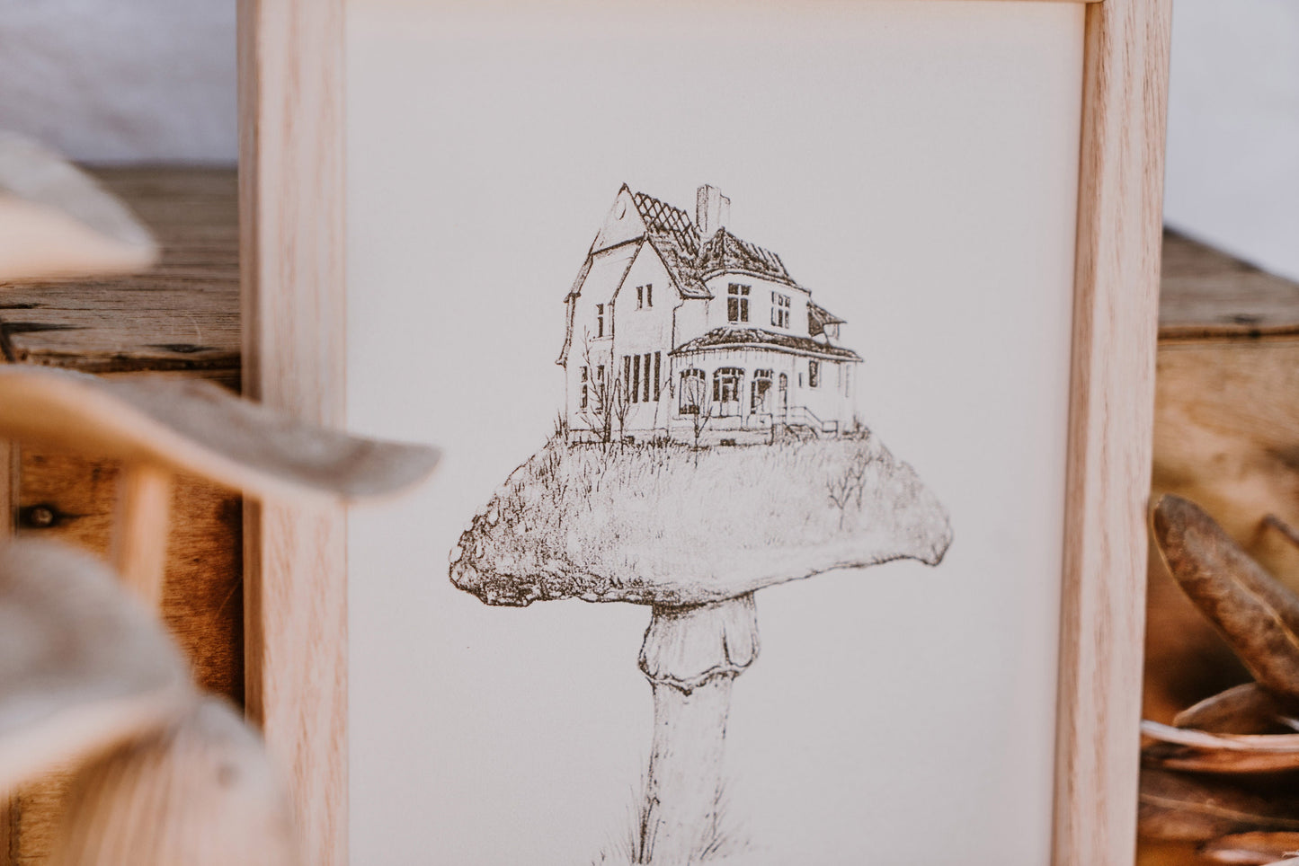 Mushroom Mansion - Fine Art Print