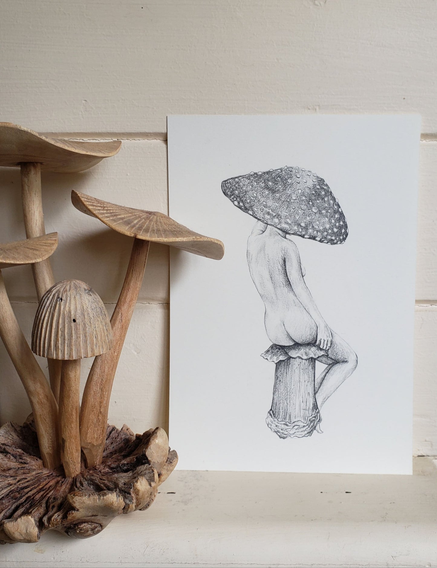 Toadstool Lady Fine Art Print